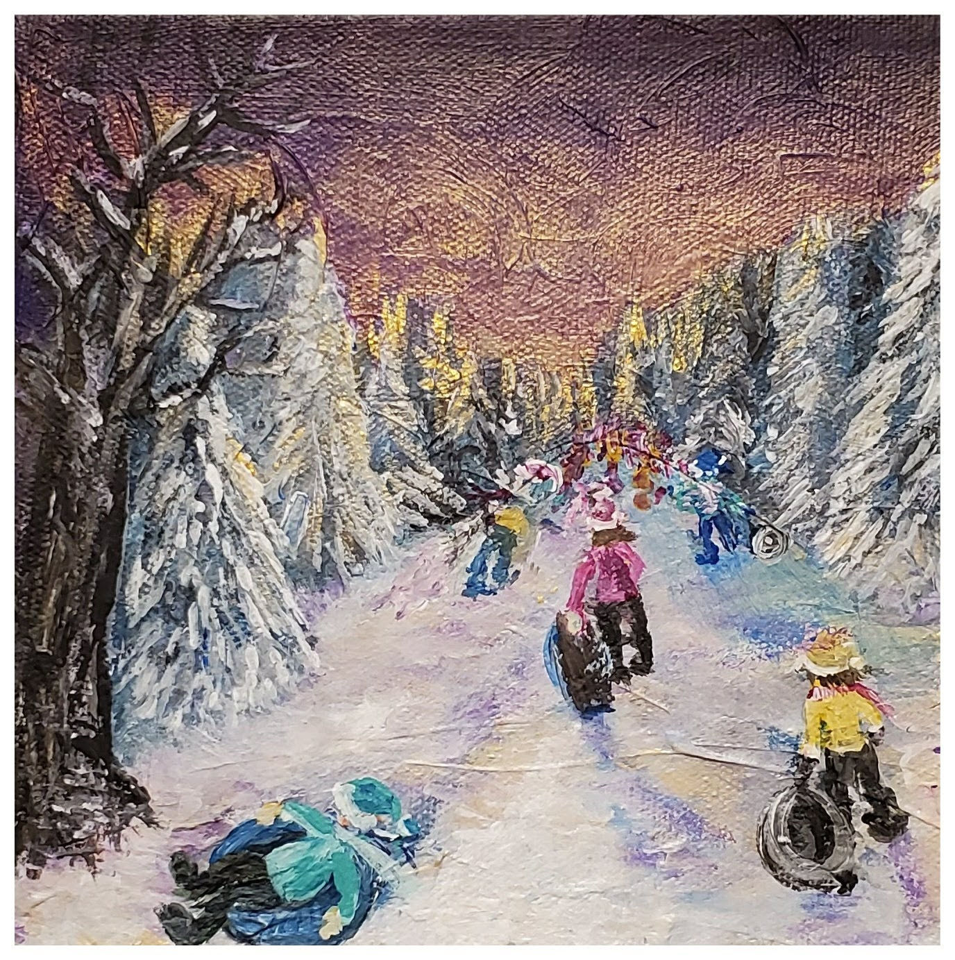 At Play — Acrylic on canvas by Stefanie Snapp