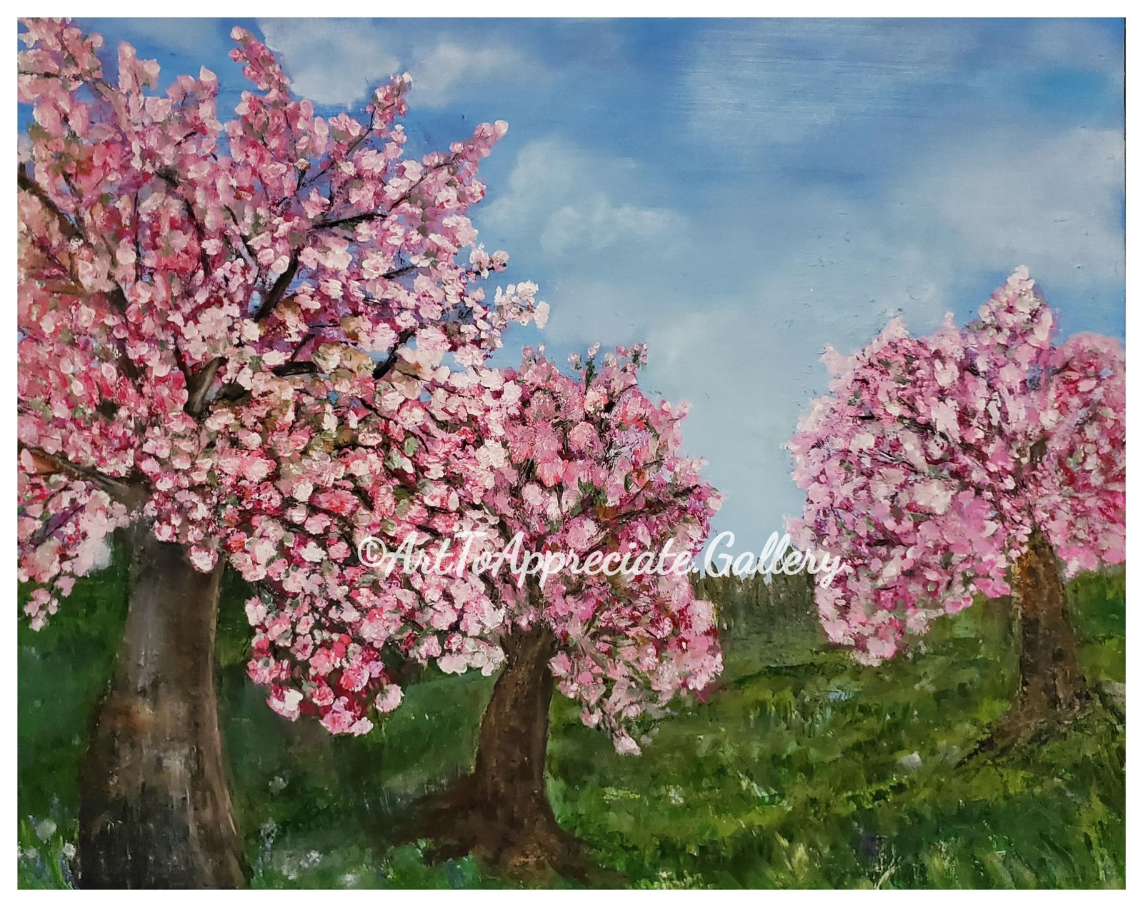 In Full Bloom — Acrylic on canvas by Stefanie Snapp