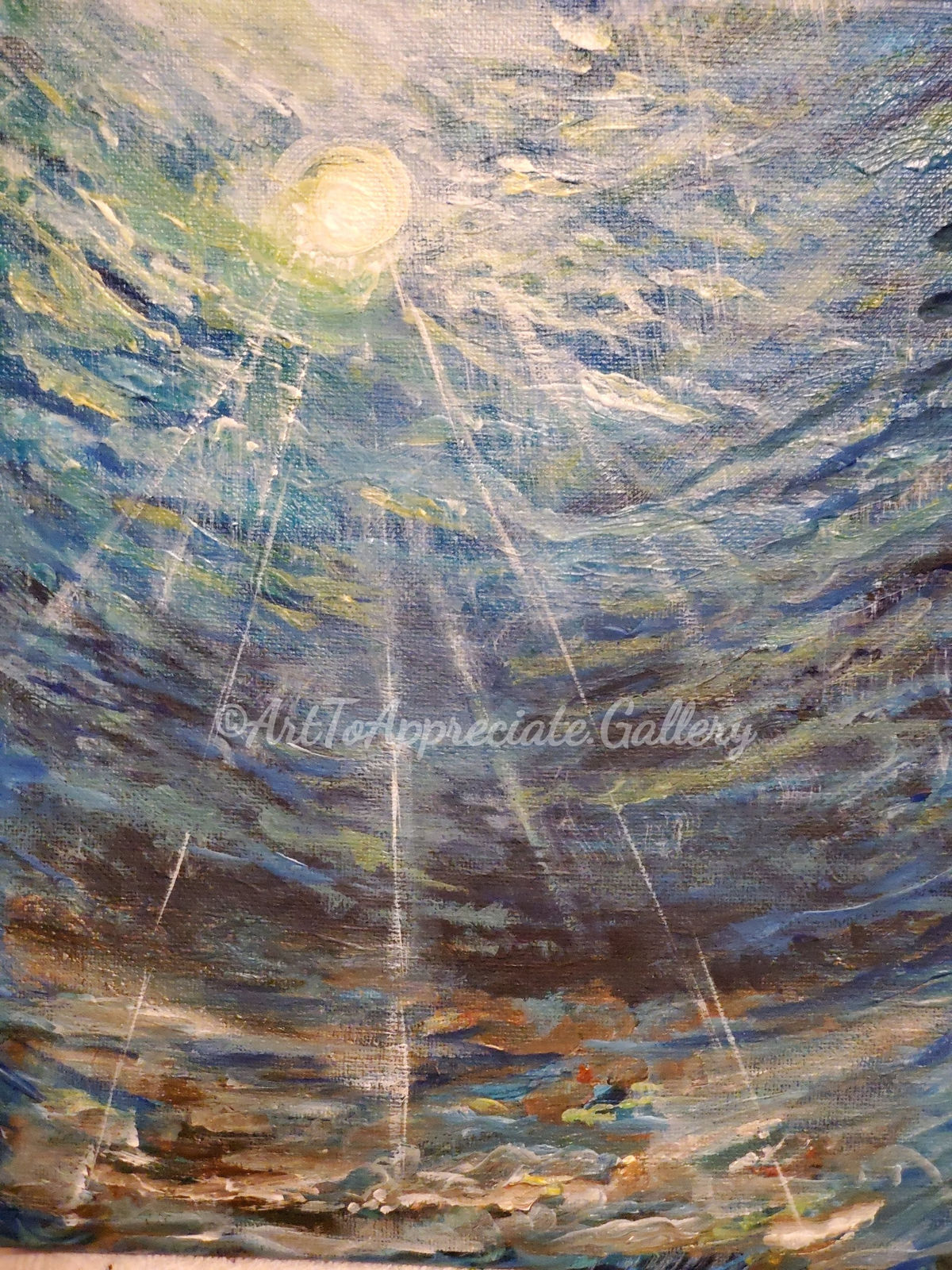 Under the Sea — Acrylic on canvas by Stefanie Snapp